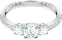 Swarovski Třpytivý prsten Attract Trilogy 54488 60 mm