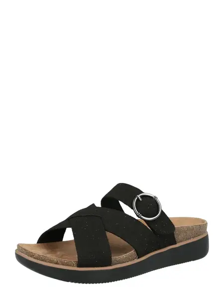 SKECHERS Šľapky  čierna