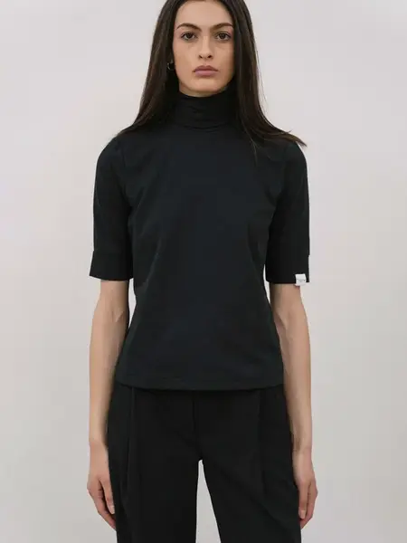 4TAILORS Tričko  čierna