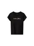 Calvin Klein Jeans Tričko  rosé / čierna