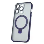 Silikonové TPU pouzdro Mag Ring pro Apple iPhone 14 Pro, fialová