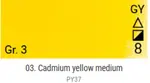 Akvarelové barvy Grand Godet – 03 Cadmium Yellow Medium