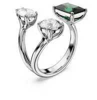 Swarovski Luxusní otevřený prsten se Swarovski krystaly Mesmera 5676971 58 mm