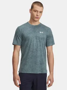 Pánské tričko Under Armour UA Tech Tee Pixelate-BLU - Pánské