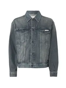 Calvin Klein Jeans Prechodná bunda '90S'  modrá denim