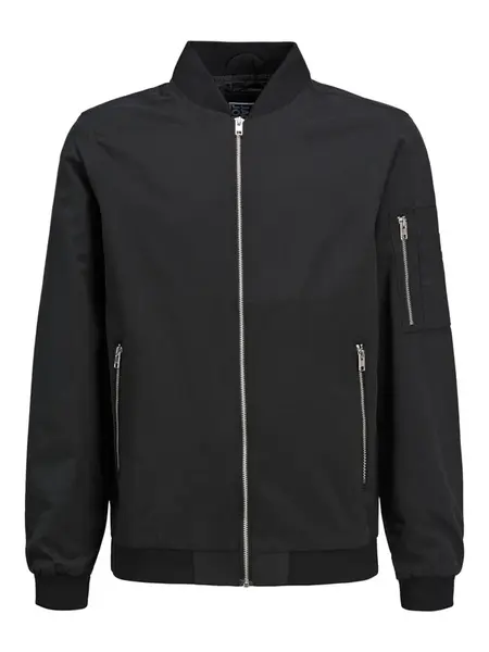 Jack & Jones Junior Prechodná bunda 'JJERush'  čierna