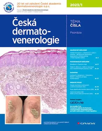 E-kniha: Česká dermatovenerologie 2023/1 od Hercogová Třešňák Jana