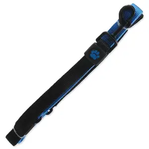 Active Dog Vodítko Bungee Neoprene M modré 2x120cm