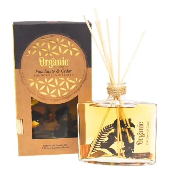 Song of India Organický vonný difuzér Organic Goodness - Palo Santo a cedr 150 ml