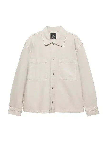 Pull&Bear Prechodná bunda  svetlosivá