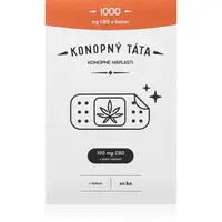 Konopný táta Patches 1000 mg CBD hrejivá náplasť s CBD 10 ks