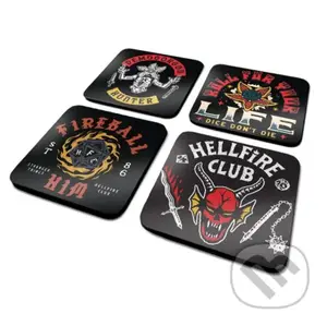 Podtácky Stranger Things - Hellfire Club (4 ks)