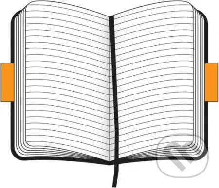 Moleskine - malý linajkový zápisník v mäkkej väzbe (čierny)