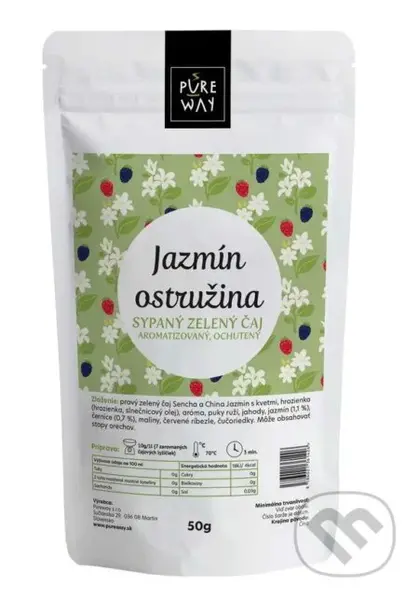 Jazmín ostružina (sypaný zelený čaj aromatizovaný, ochutený, 50g)