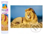Diamantové malování - Lví majestát (30x40cm)