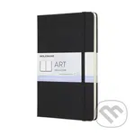 Moleskine - akvarelový skicár (čierny) (stredný)