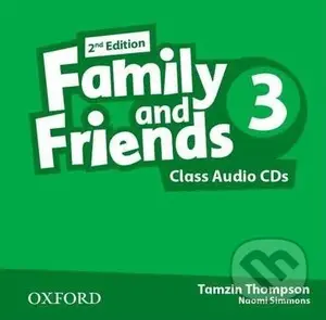 Family and Friends 3 - Class Audio CDs (Second edition) - audiokniha z kategorie Jazykové učebnice a slovníky