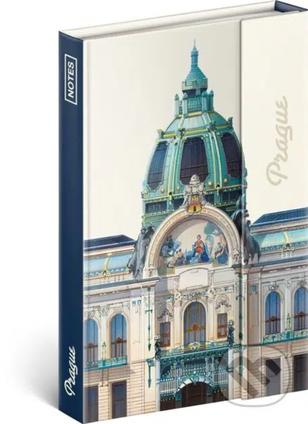 Notes Praha – Libero Patrignani (linkovaný s gumičkou na uzavření)