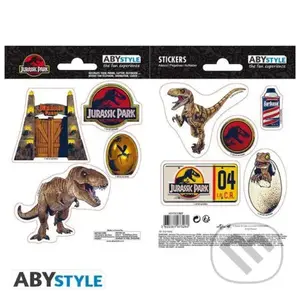 Jurský park samolepky - 2 archy