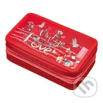 Plný peračník, kvetinky, 3 poschodia