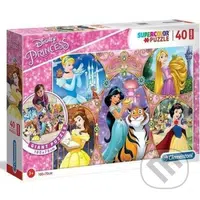 Supercolor Princezny Floor - puzzle z kategorie 15 - 60 dílků