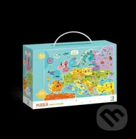 Puzzle Mapa Evropy