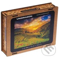 Ryžové pole S (Unidragon drevené puzzle) - puzzle z kategorie Přírodní scenérie