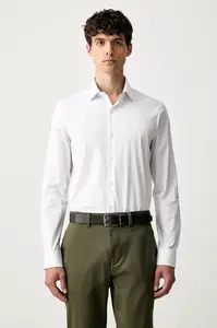 Calvin Klein  košile pánská bavlněná s elastanem