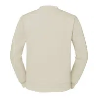 Beige Men's Sweatshirt Set-in Sweat Fruit of the Loom