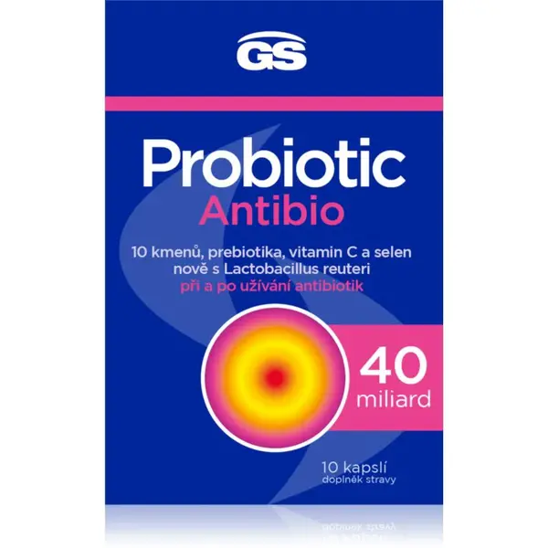 GS Probiotic Antibio kapsuly s probiotikami 10 cps