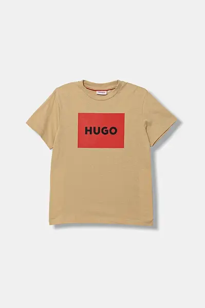 HUGO  Dětské bavlněné tričko