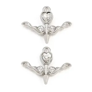 Alloy with Rhinestone Pendants