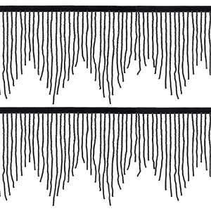 1 Yard Glass Fringe Trimming