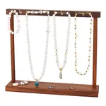 Wooden Necklace Organizer Display Stands