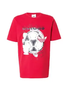 ADIDAS PERFORMANCE Funkčné tričko  červená / čierna / biela