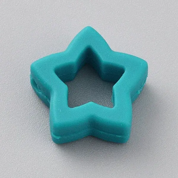 Star Silicone Focal Beads