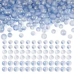 Frosted Transparent Glass Bead Strands