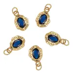 5Pcs Brass Micro Pave Cubic Zirconia Charms
