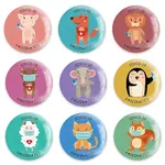 Tinplate Brooch