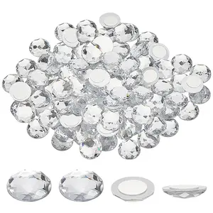 100Pcs Acrylic Rhinestone Cabochons