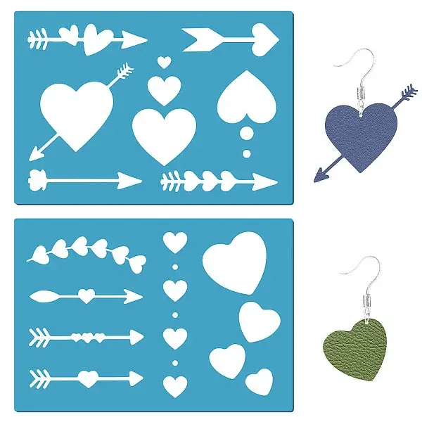 Acrylic Earring Handwork Template