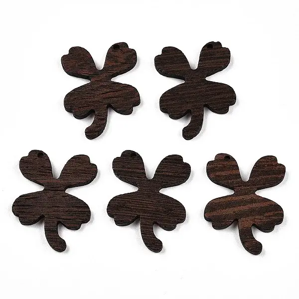 Natural Wenge Wood Pendants
