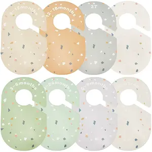8Pcs Paper Baby Closet Size Dividers