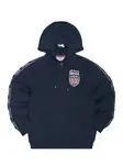 LONSDALE Tepláková bunda  námornícka modrá / červená / biela