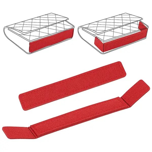 8Pcs 2 Styles Rectangle Felt Bag Base Shaper