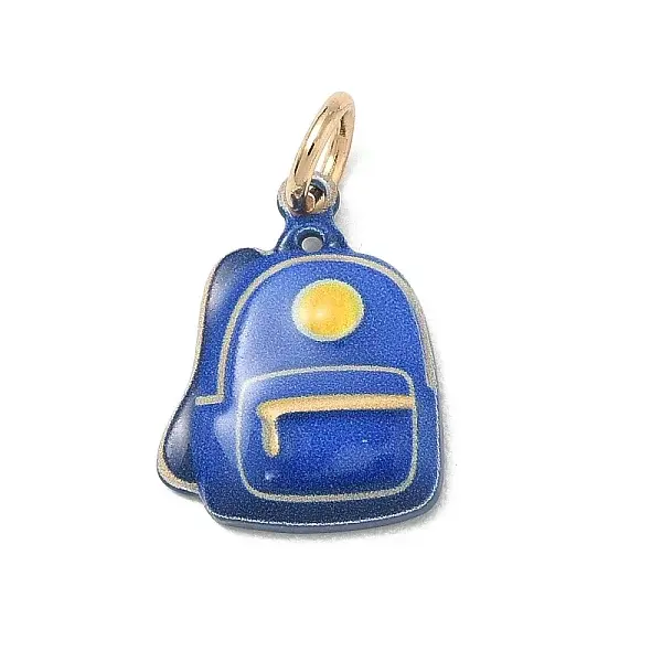 Spray Painted Brass Pendants