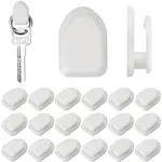 20Pcs Self-adhesive ABS Plastic Car Headrest Hook
