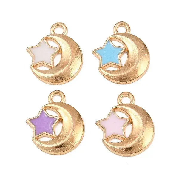 Alloy with Enamel Charms