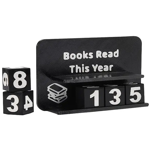 PLA Books Read This Year Book Count Displays