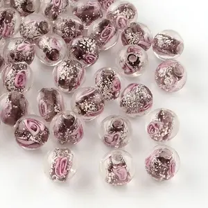 Handmade Luminous Inner Flower Lampwork Beads